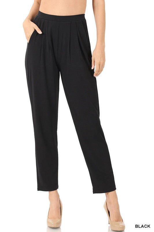 Pleated Waist Pants