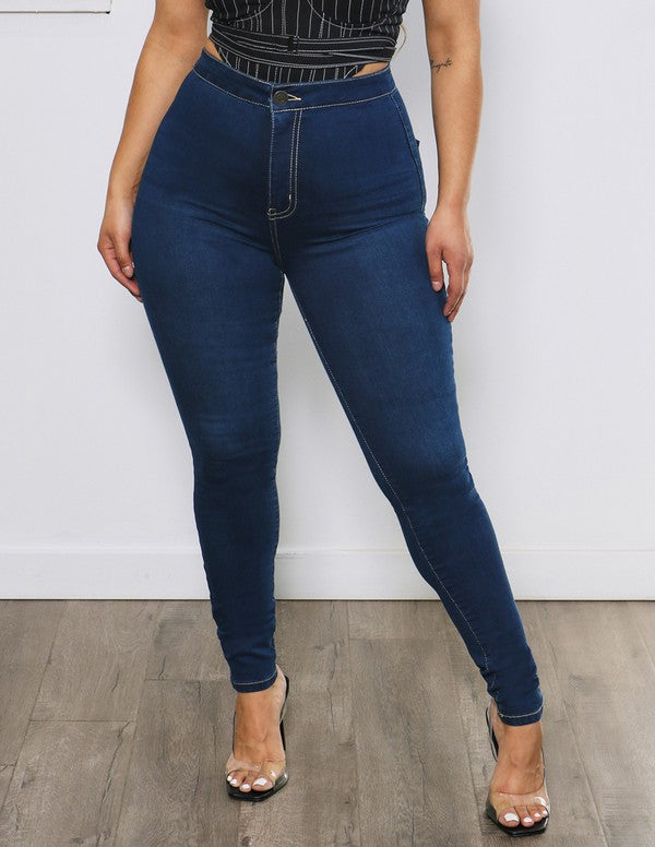 High Rise Women Denim Skinny Jean