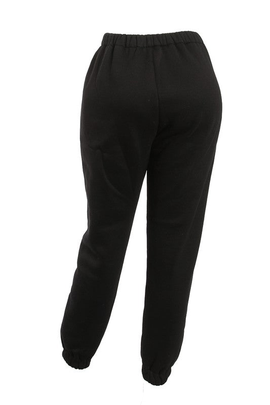 BEST HIGH WAIST PLUSH JOGGER