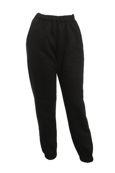 BEST HIGH WAIST PLUSH JOGGER