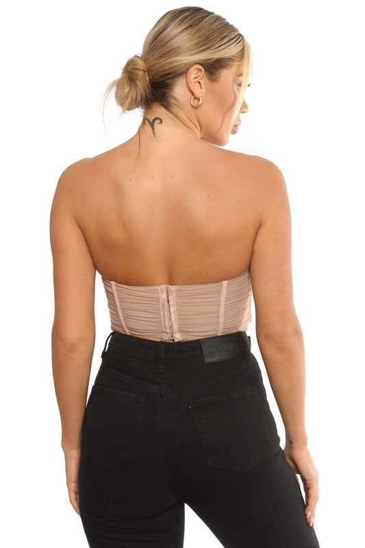 RUCHED MSH CORSET