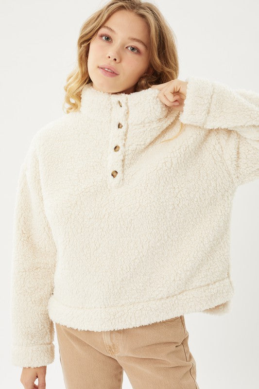 Sherpa Brushed Pullover
