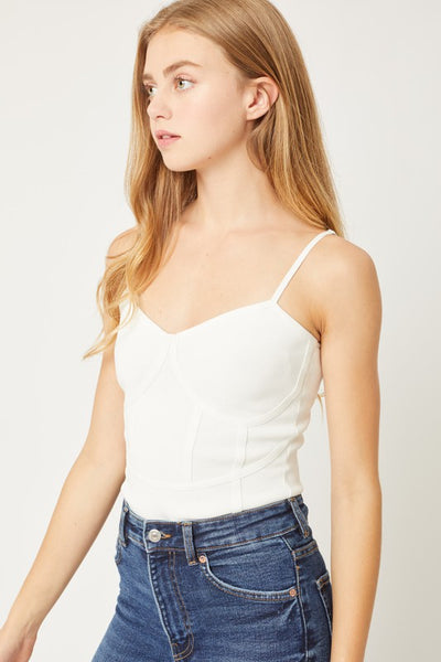 Sleeveless Sweater Bodysuit