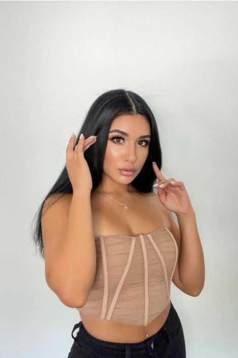 RUCHED MSH CORSET
