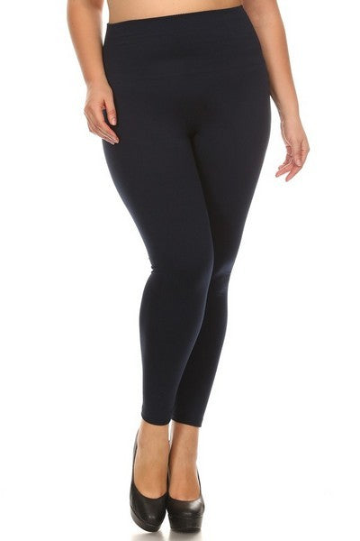 PLUS SIZE Full Length Fleece Leggings