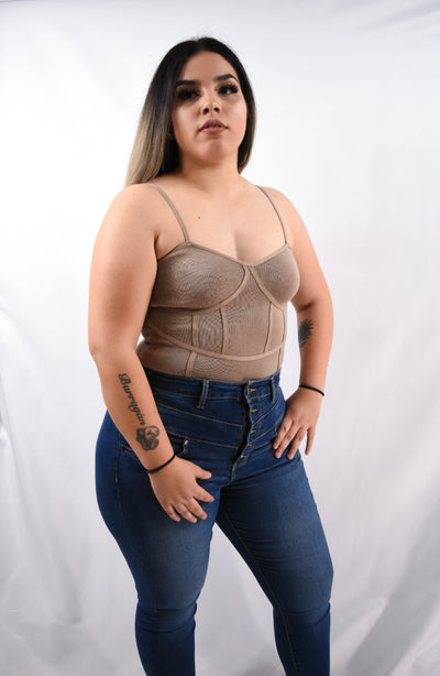 Sleeveless Sweater Bodysuit