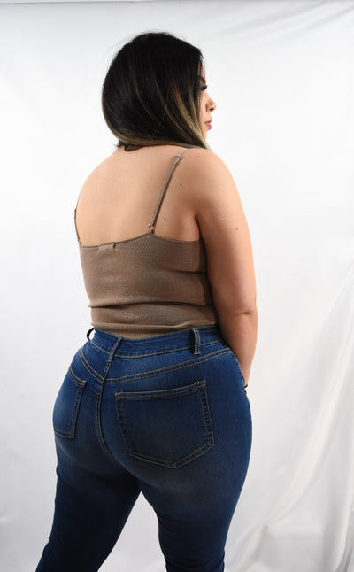 Sleeveless Sweater Bodysuit