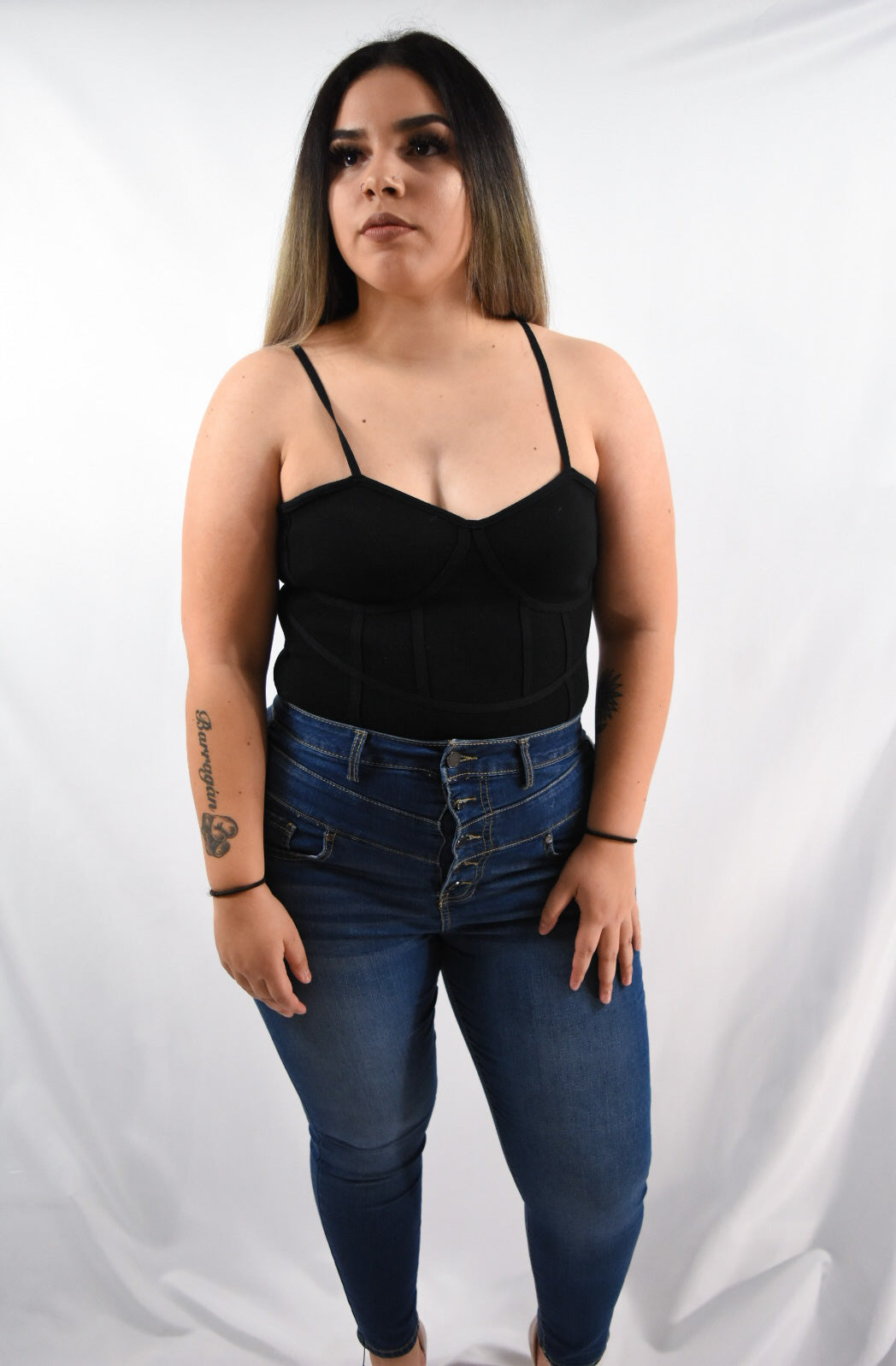 Sleeveless Sweater Bodysuit
