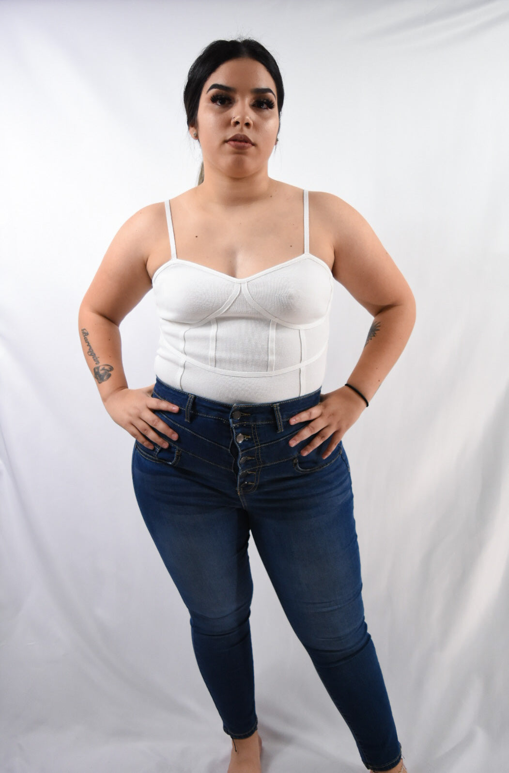 Sleeveless Sweater Bodysuit